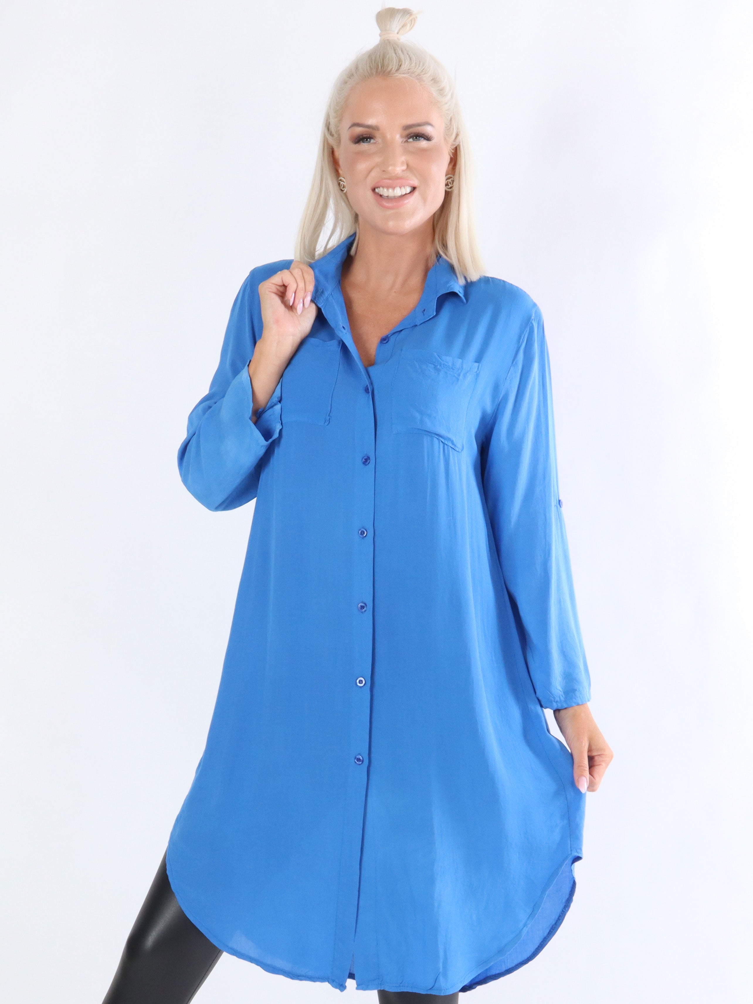 Franci - Simpel lang skjorte